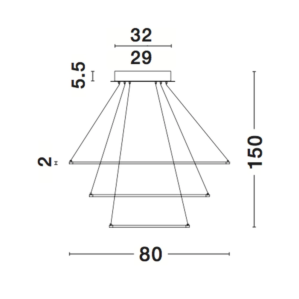 Design hanglamp Ferrol koffie bruin triple Lyora 5212017407238