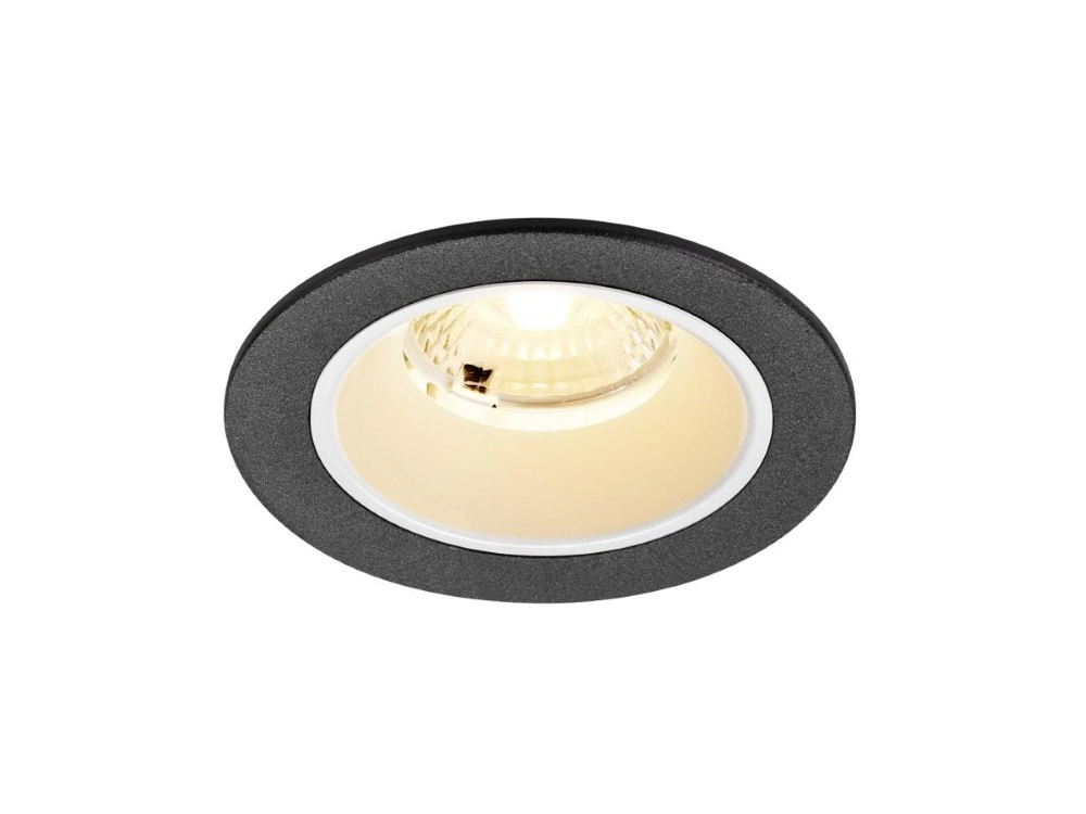 Inbouwspot Numinos S zwart/wit 3000K - 40gr