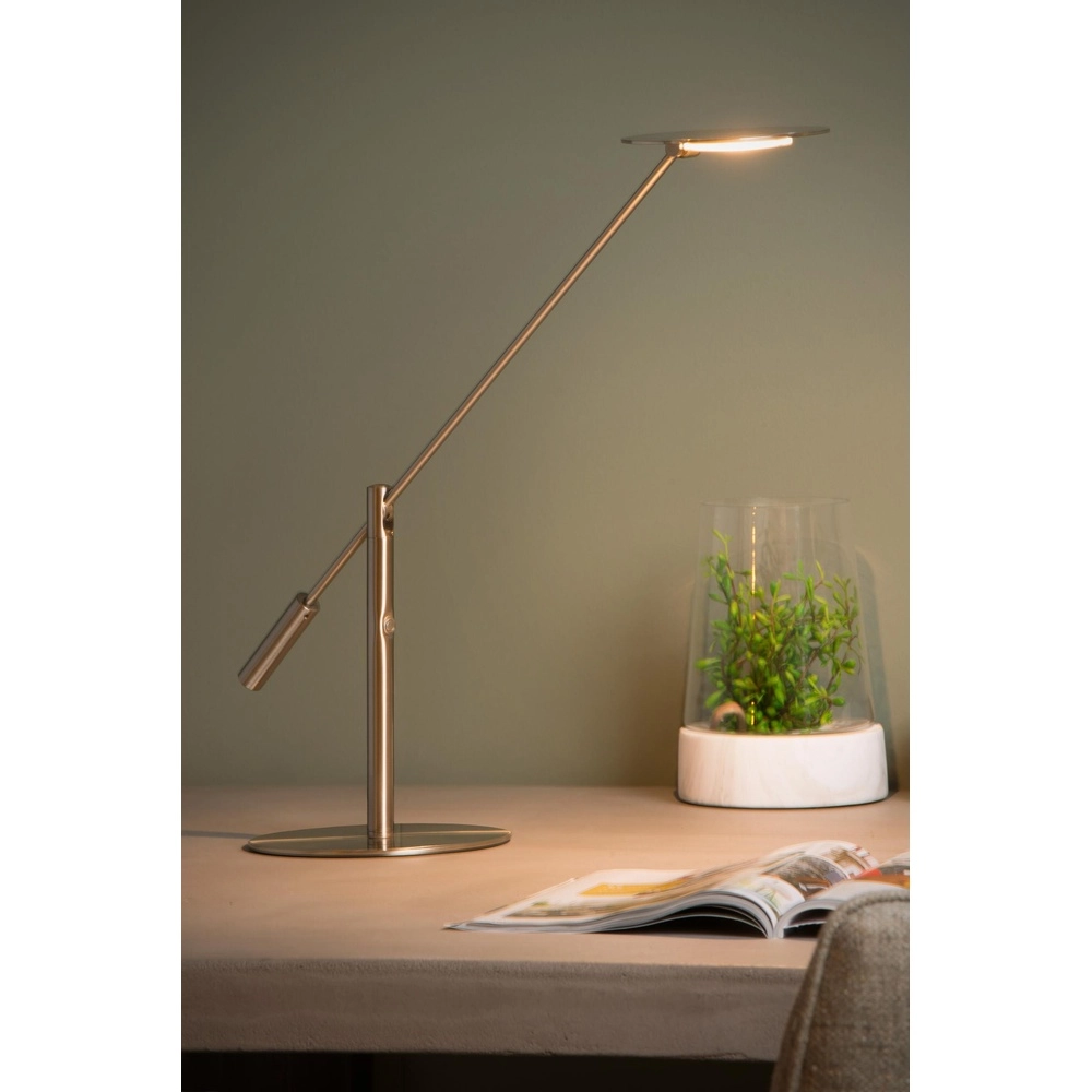 Bureaulamp Anselmo chroom Lucide 5411212193926