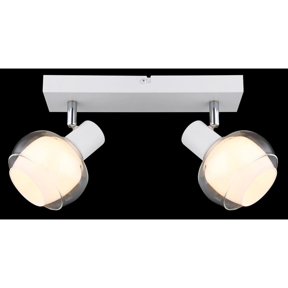 Witte plafondlamp Tokki 2-lichts Globo 9007371446049