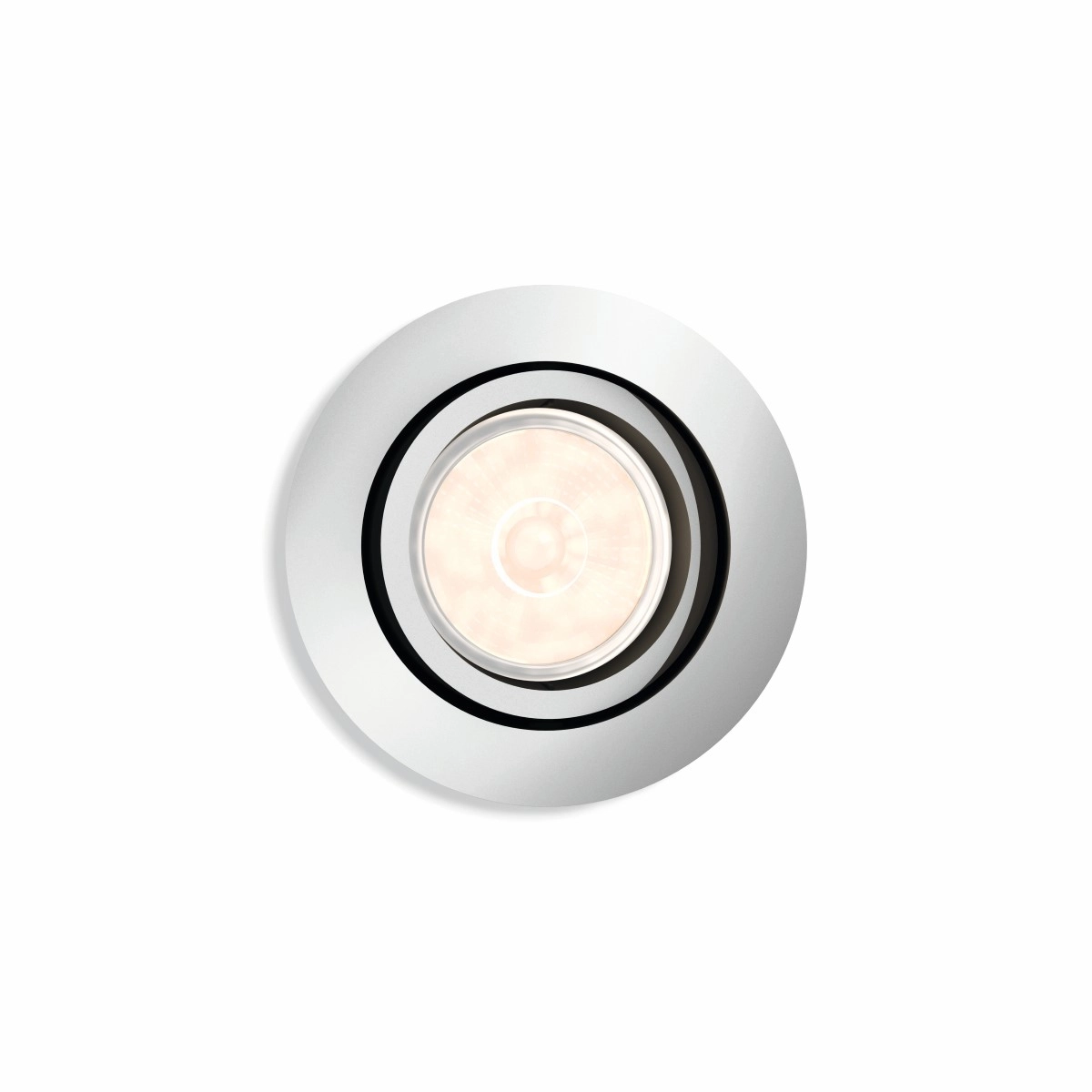 Richtbare inbouwspot Donegal GU10 9cm rond grijs