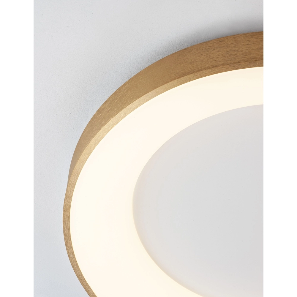 Plafondlamp Rando Thin goud Ø 38cm Lyora 5212017420046