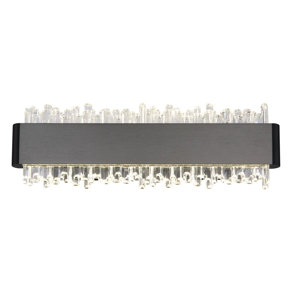 Zwarte wandlamp Stalagmita 25cm Globo 9007371578740