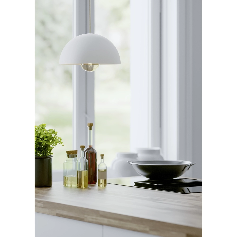 Witte hanglamp Gaetano Ø 30cm - E27 Eglo 9008606312627
