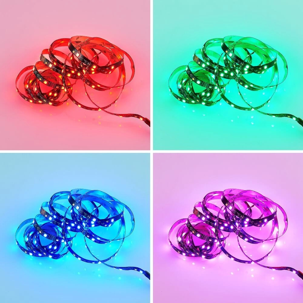 Ledstrip Gaming Grip RGB 5m zwart Trio 4017807577327