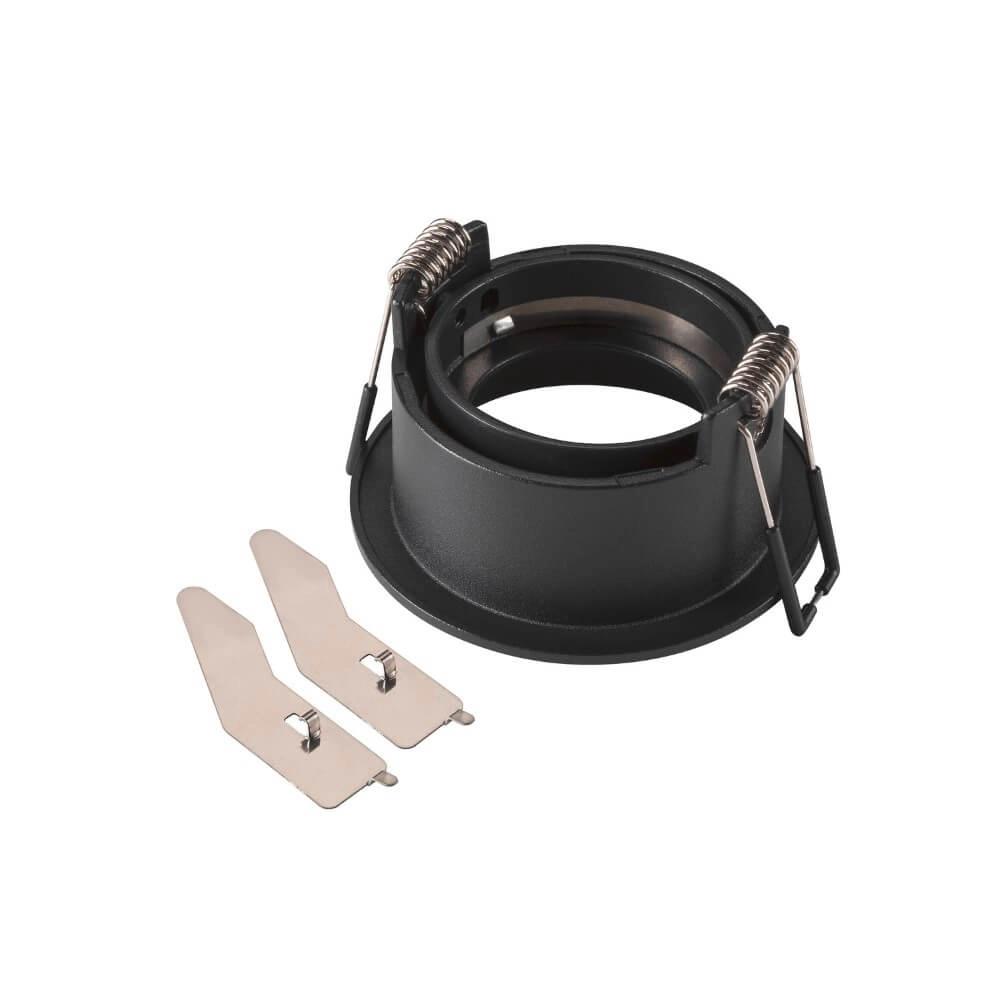 Inbouwring New Tria 68 rond zwart - verdiept - zonder fitting SLV 4024163277167