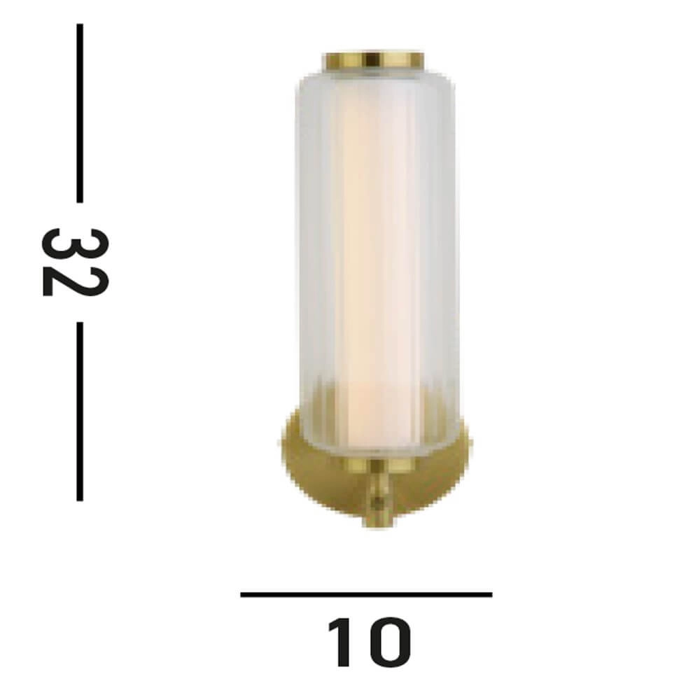 Moderne wandlamp Mod messing Searchlight 5053423273105