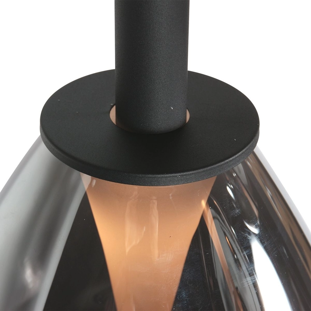 Hanglamp Glimsy 1-lichts zwart Ø 22cm Steinhauer 8712746177978