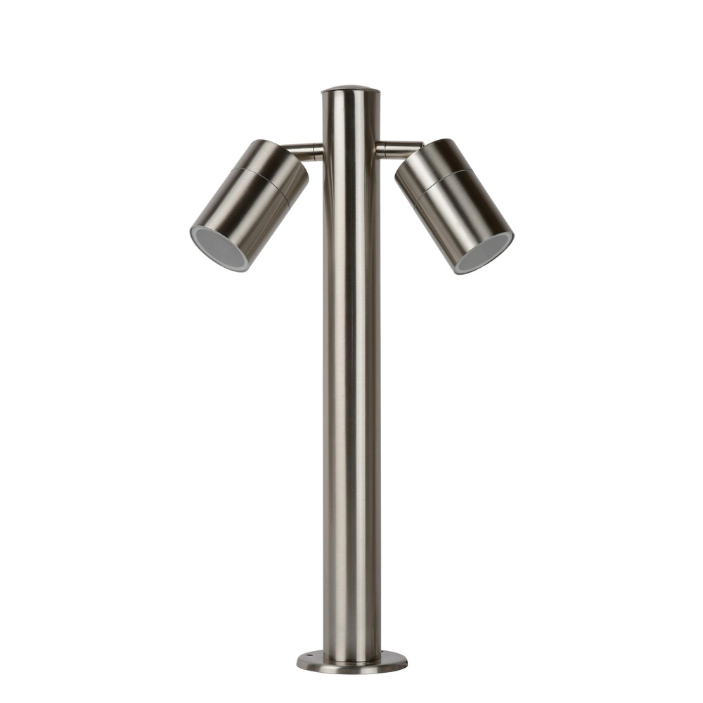 Tuinlamp Arne-Led 2-lichts chroom