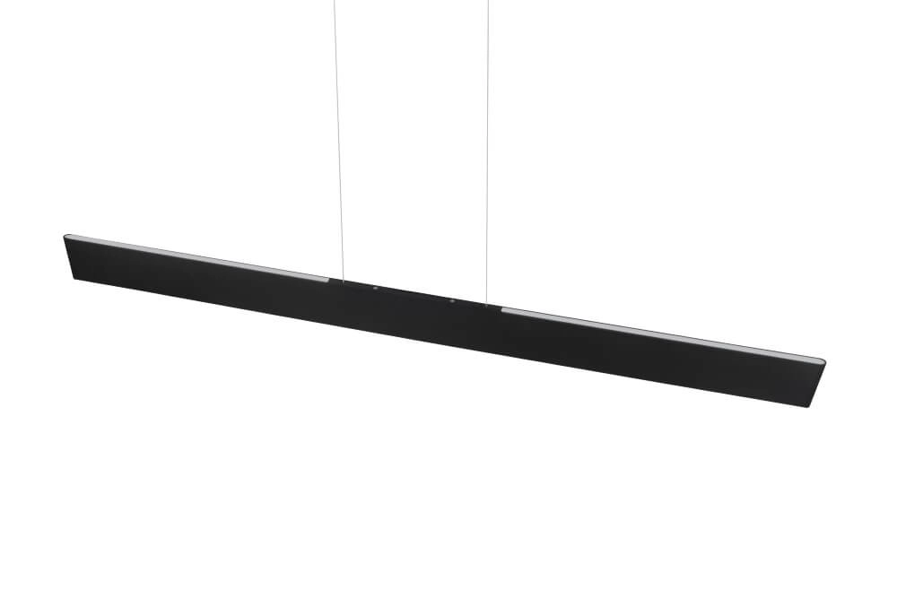 Led kantoor hanglamp Galway 150cm - zwart Trio 4017807616668