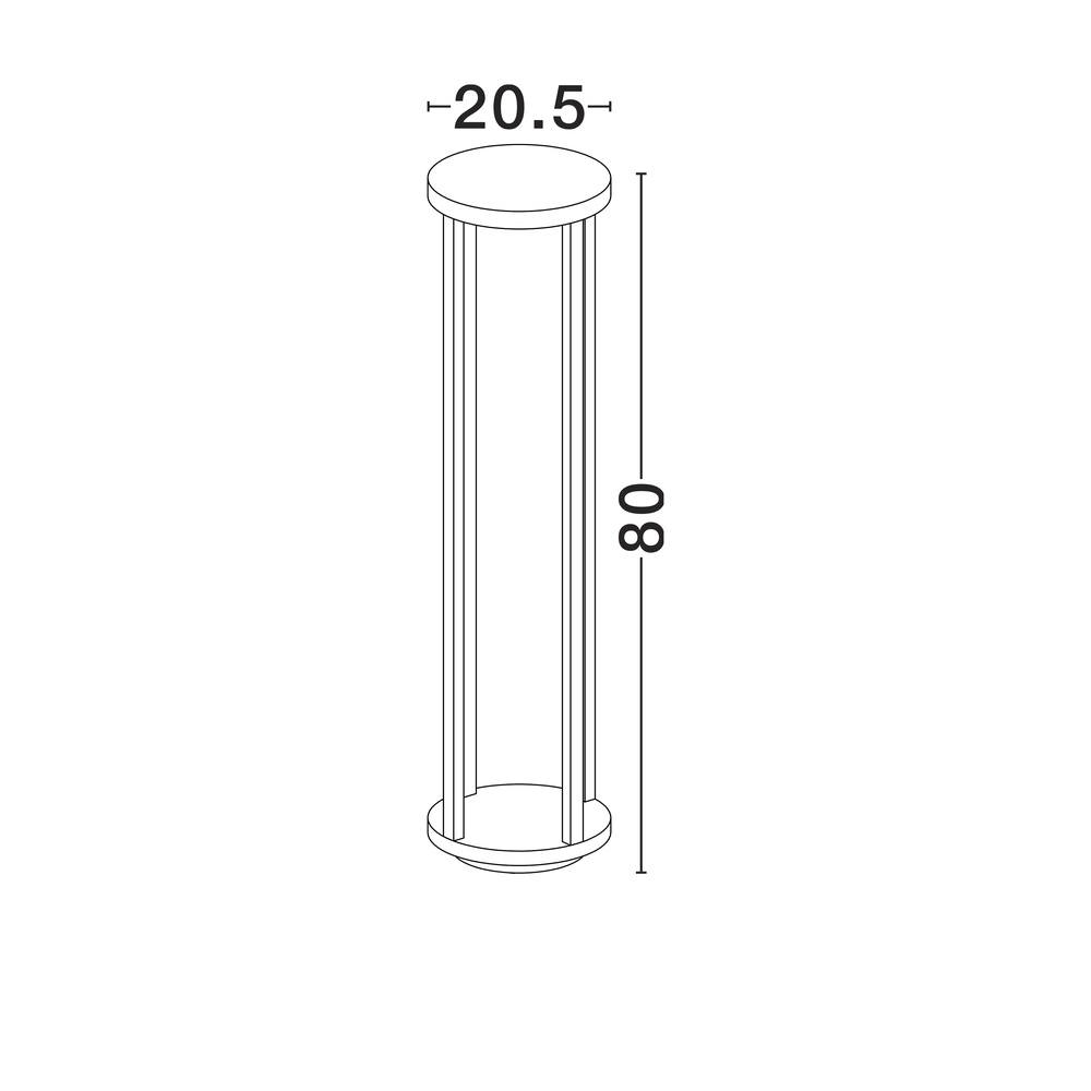 Staande lamp Optus 80cm Lyora 5212017477224