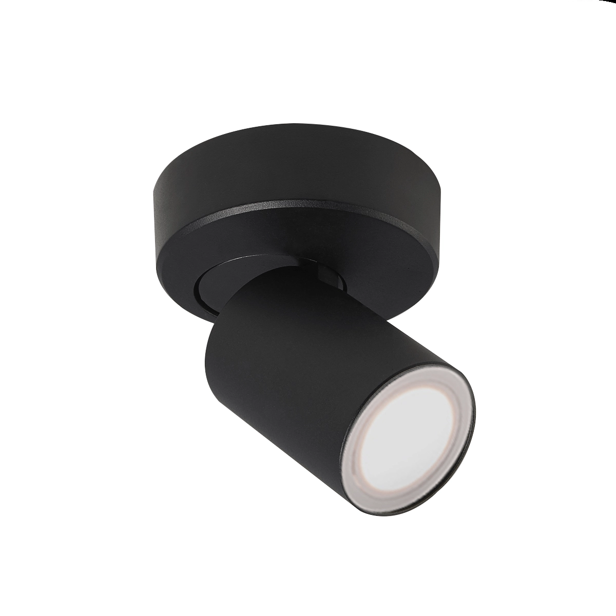 Plafondlamp Moon 1 rond zwart Plafondlamp Moon 1 rond zwart