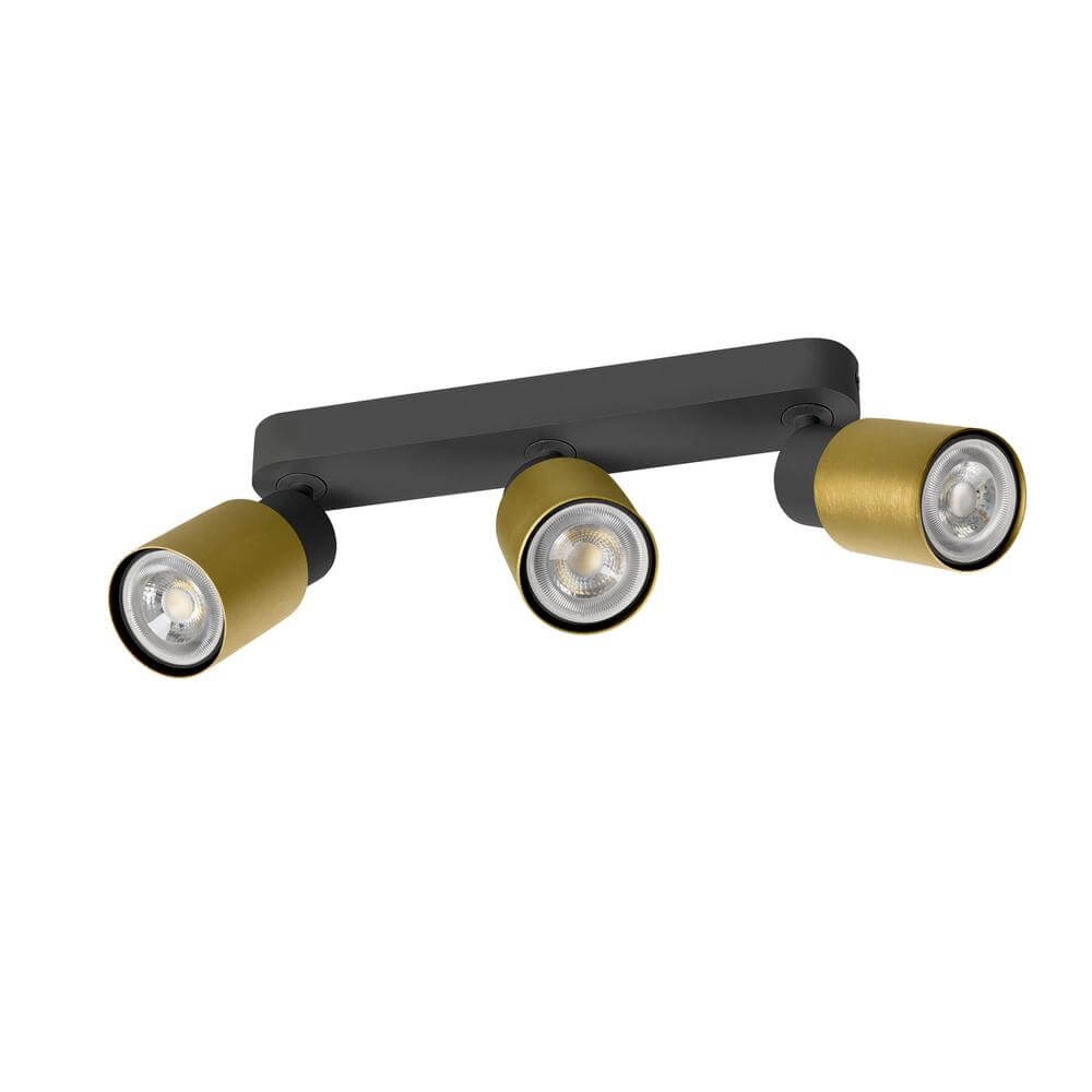 Spot Puri 2.0 Tube zwart-goud 3-lichts SLV 4024163294058
