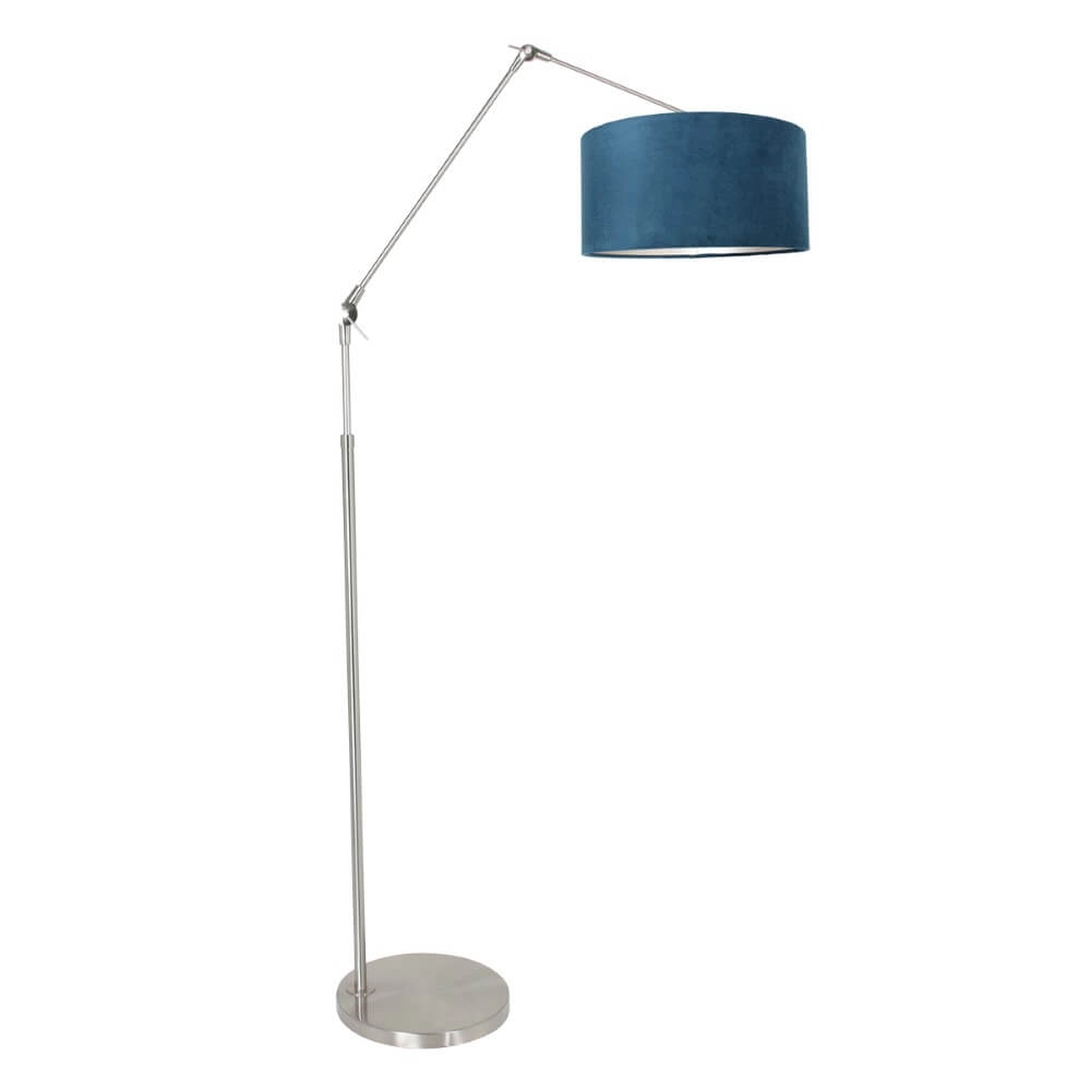 Leeslamp Prestige Chic met blauwe kap