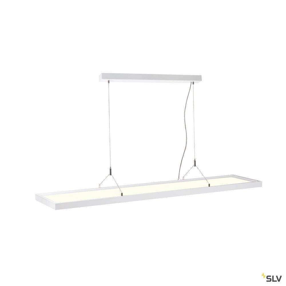Led kantoor hanglamp Worklight Dali 57w - 4000K - 120cm wit SLV 4024163254588