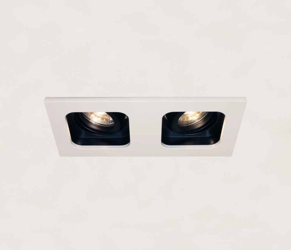 Downlighter Moggio duo wit met zwart Artdelight 8719831735686