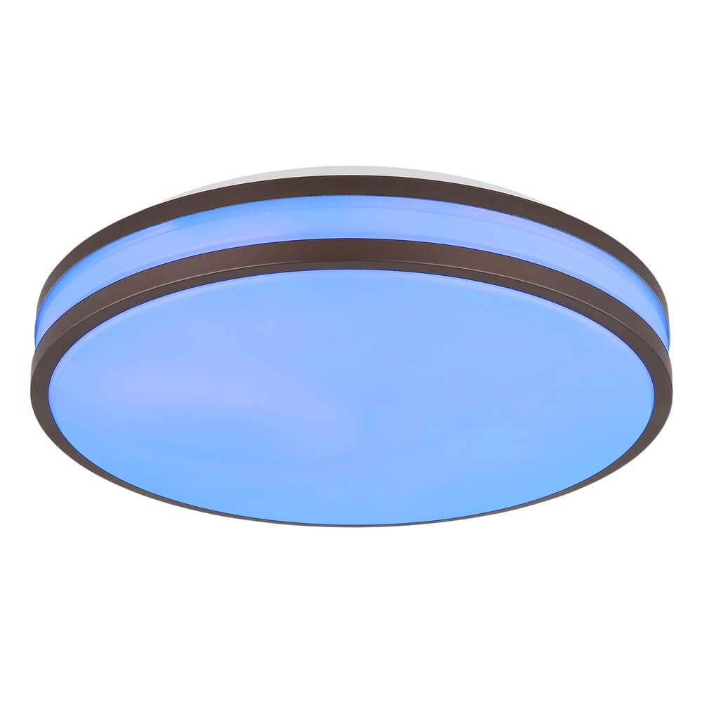 Plafonniere Betha bruin Ø 34cm Globo 9007371453825