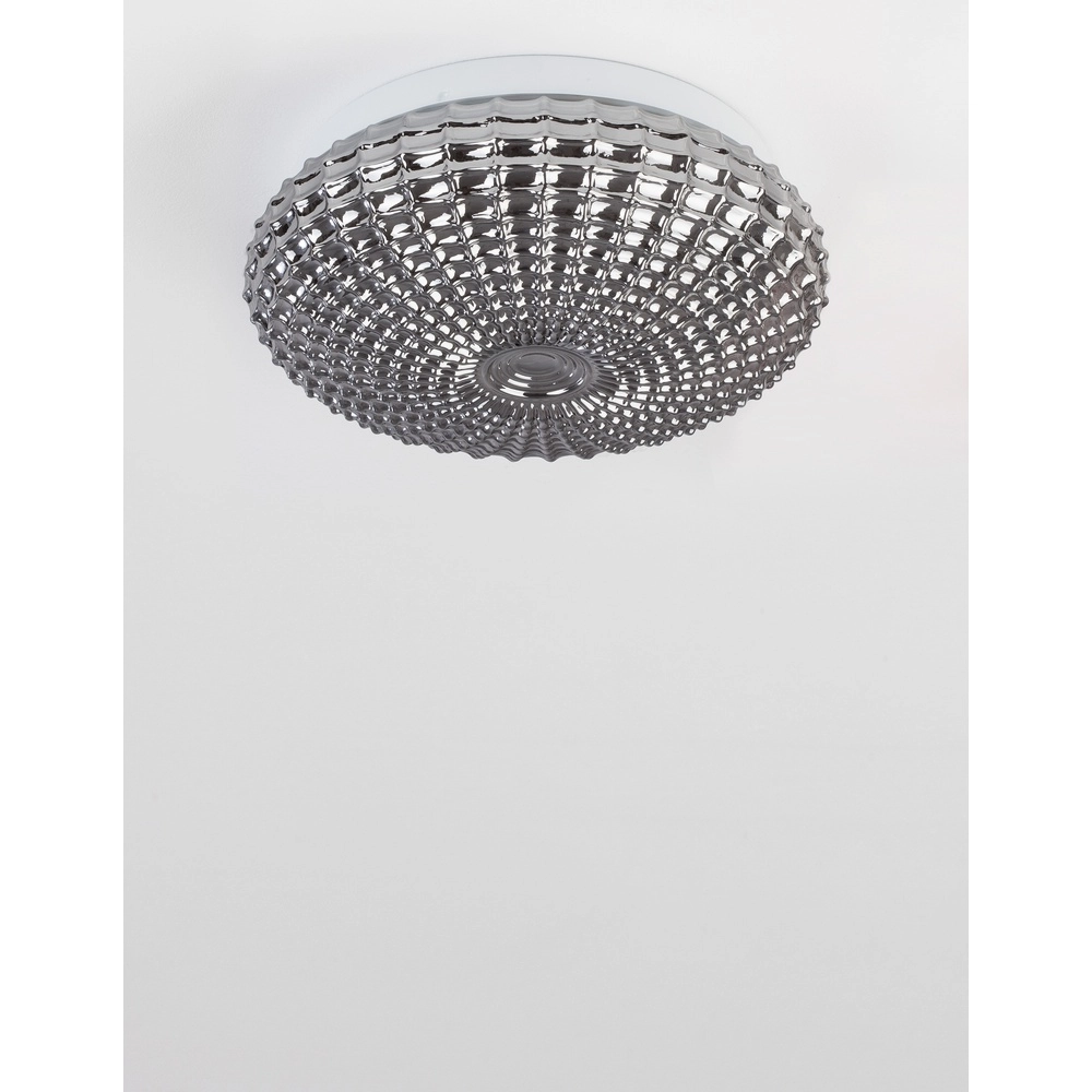 Plafondlamp Clam smoke glas Lyora 5212017419446