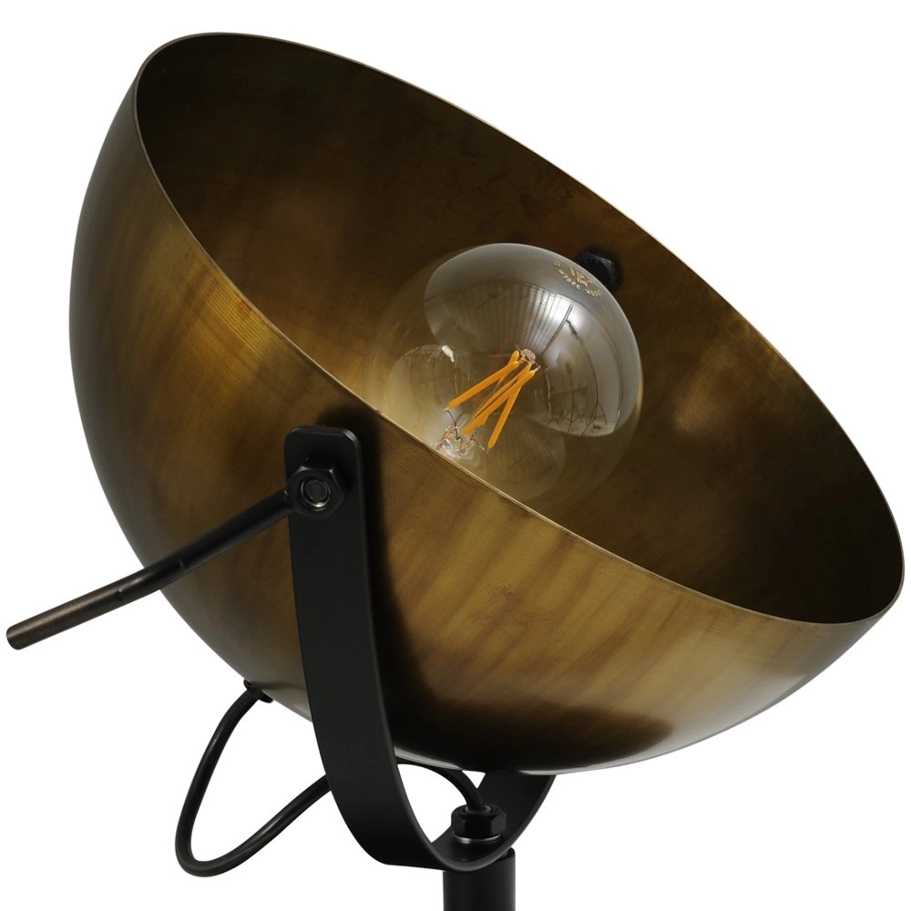 Stoere Industria Uplighter 30cm brons met zwart Masterlight 8718121236650