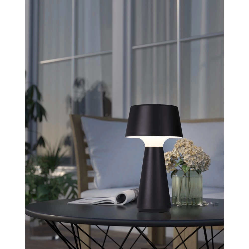 Oplaadbare tafellamp Huesa zwart Eglo 9002759757960