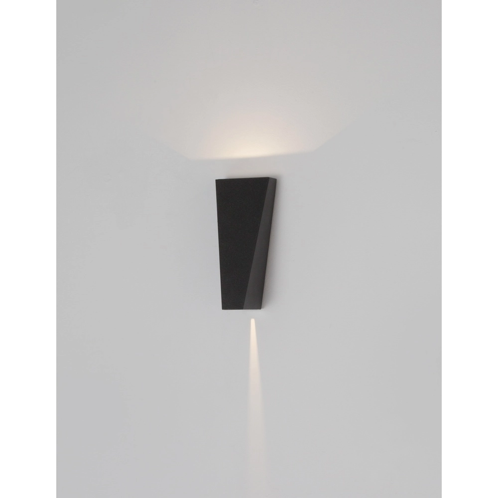 Design wandlamp Veiro antraciet