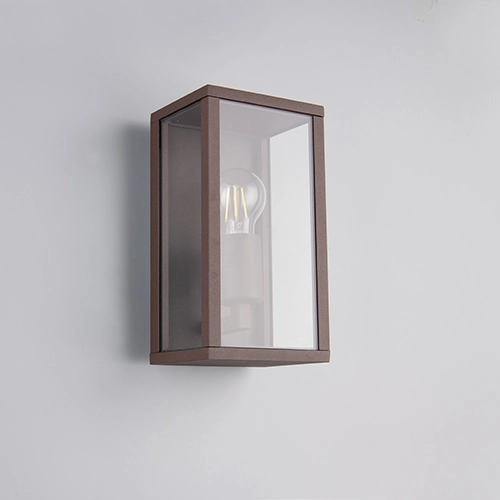 Moderne wandlamp Garonne S roestbruin Trio 4017807687378