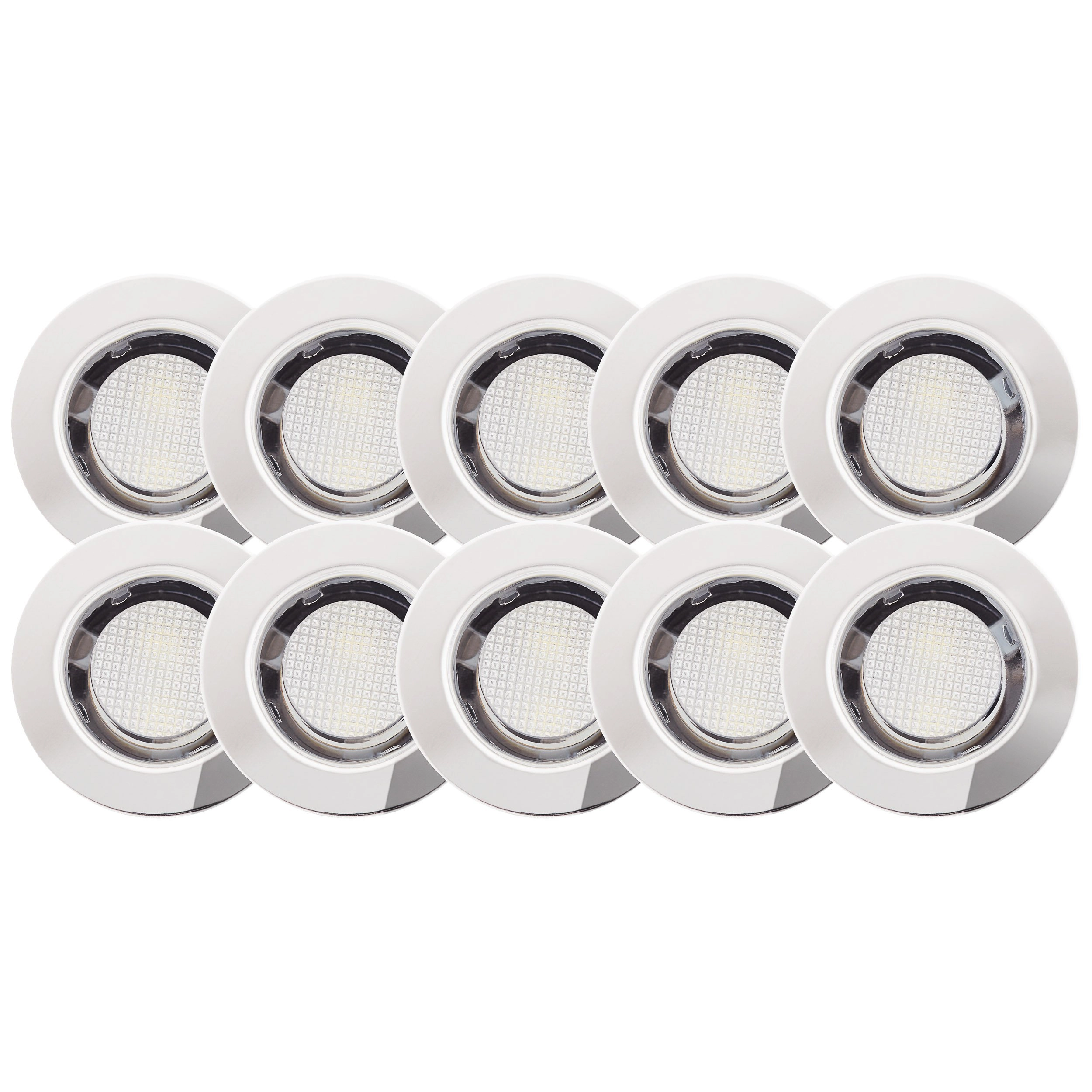 Set van 10 inbouwspots Cosa 30 6500K Brilliant 4004353047398