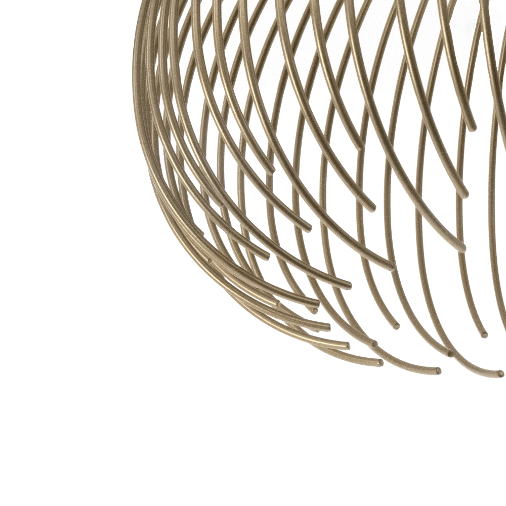 Gouden plafondlamp Venezuela Ø 38,5cm Eglo 9008606242771