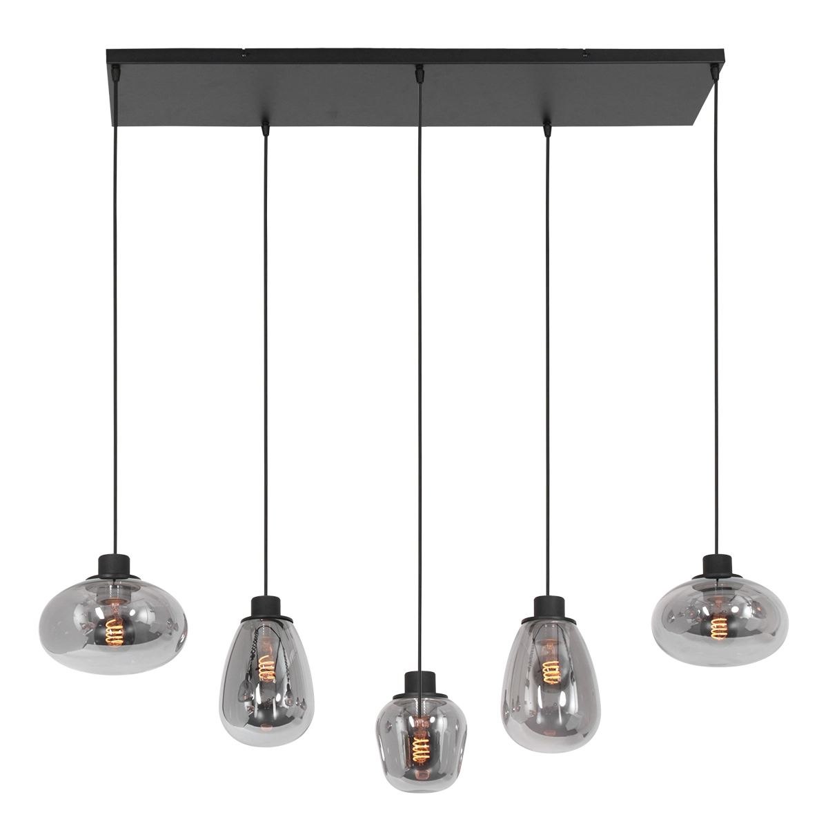 Smoke glazen hanglamp Reflexion Steinhauer 8712746135589