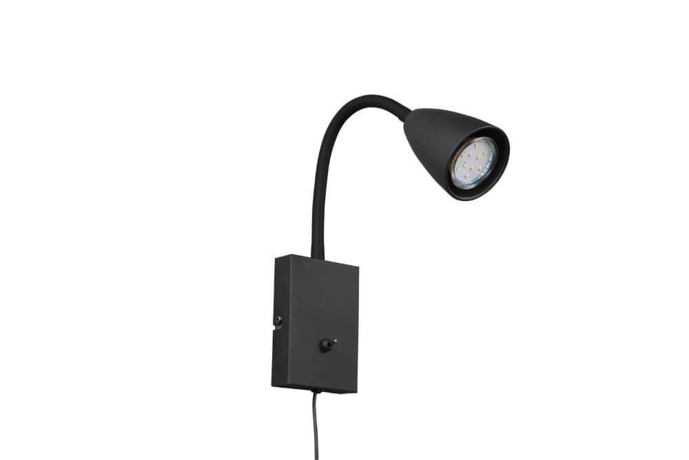 Flexibele leeslamp Wanda Zwart Flexibele leeslamp Wanda Zwart