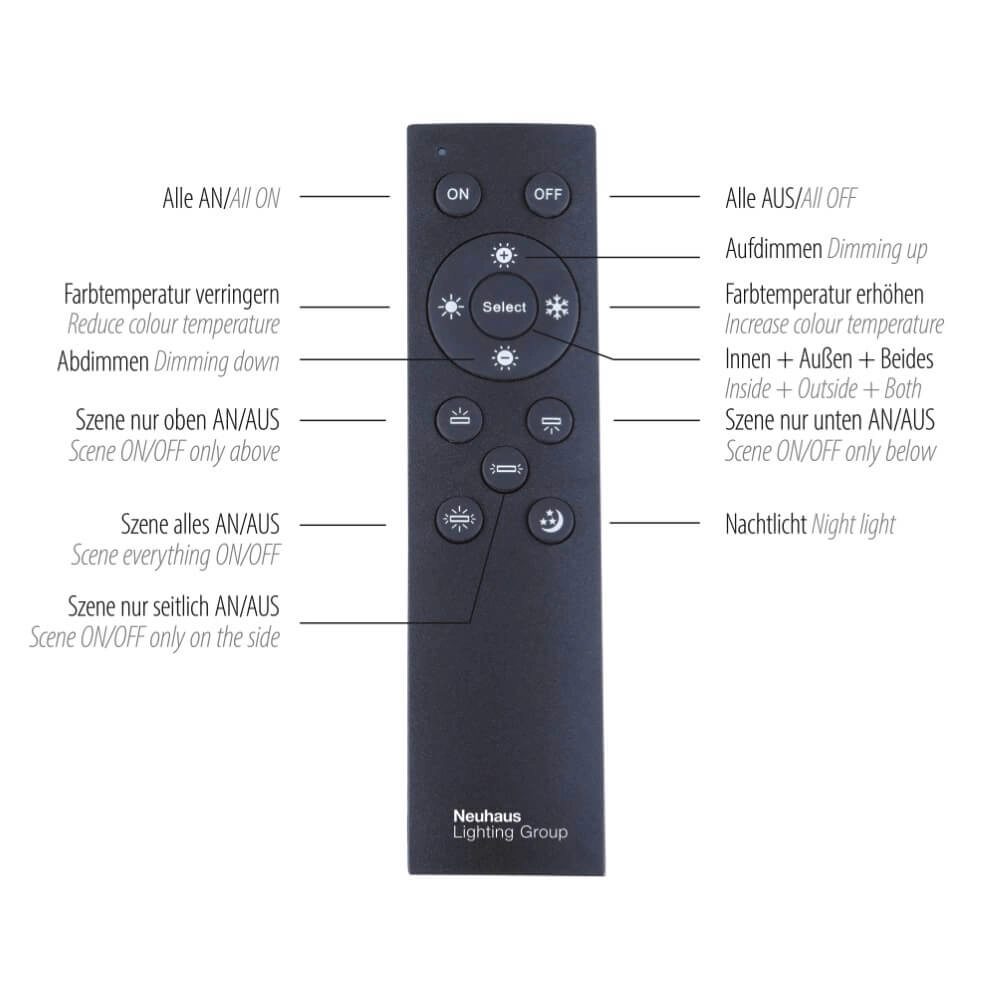 Ronde hanglamp Pure Cosmo design Ø55cm Paul Neuhaus 4012248350744