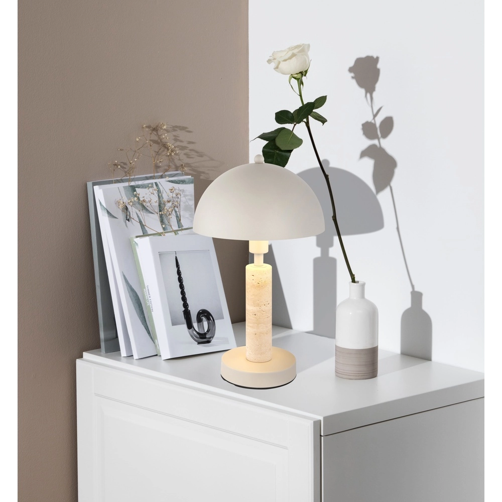 Moderne vloerlamp Janie zand bruin Globo 9007371566921
