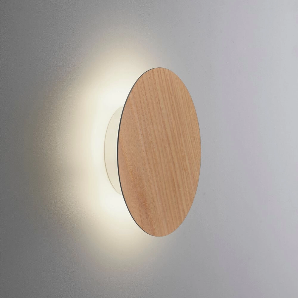 Design wandlamp Akku Puntua Ø 18cm hout Paul Neuhaus 4012248375785