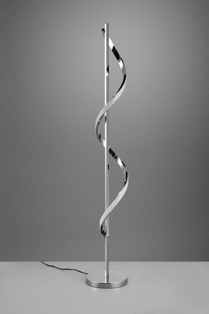 Staande vloerlamp Isabel 120cm hoog chroom Trio 4017807561579