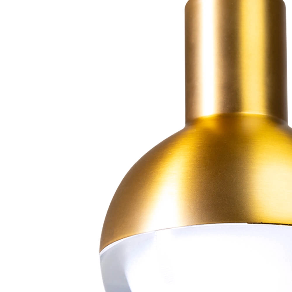 Zwarte hanglamp Drop met goud ETH 8720195306504