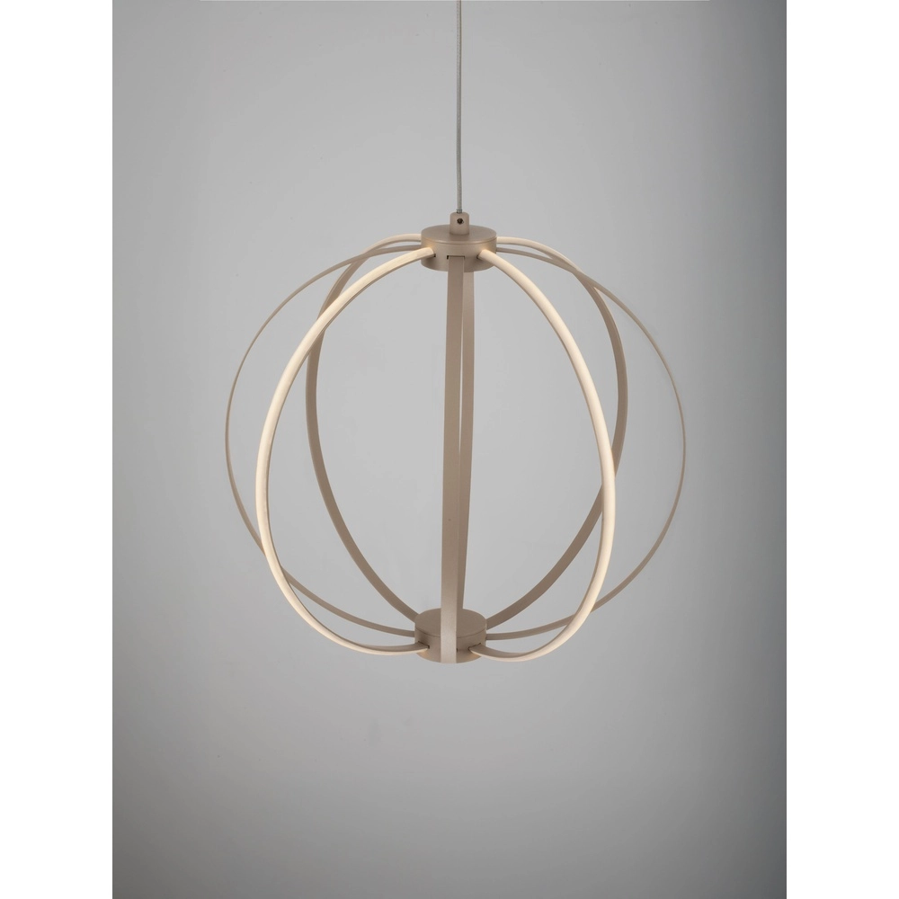 Hanglamp Brea beige Ø 30cm Lyora 5212017494382