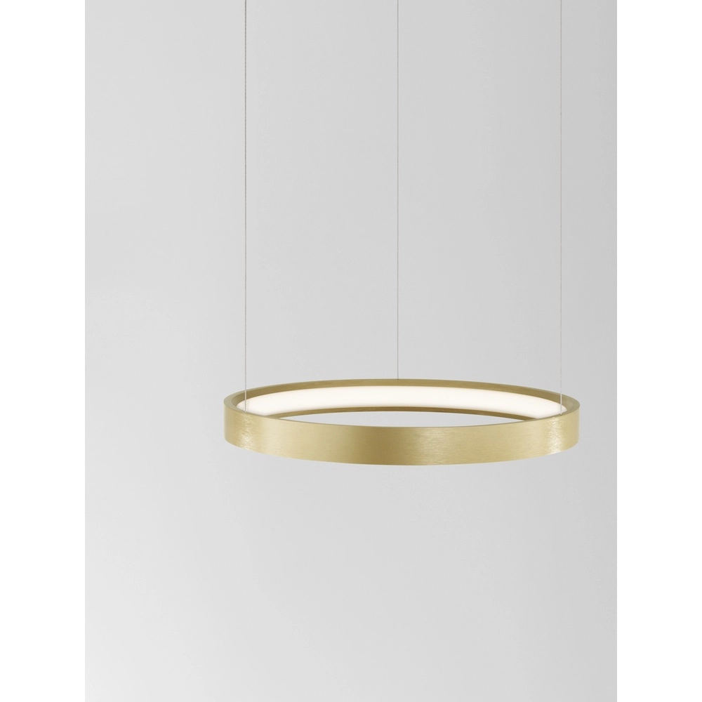 Ronde hanglamp Perrine goud Ø 40cm Lyora 5212017438409