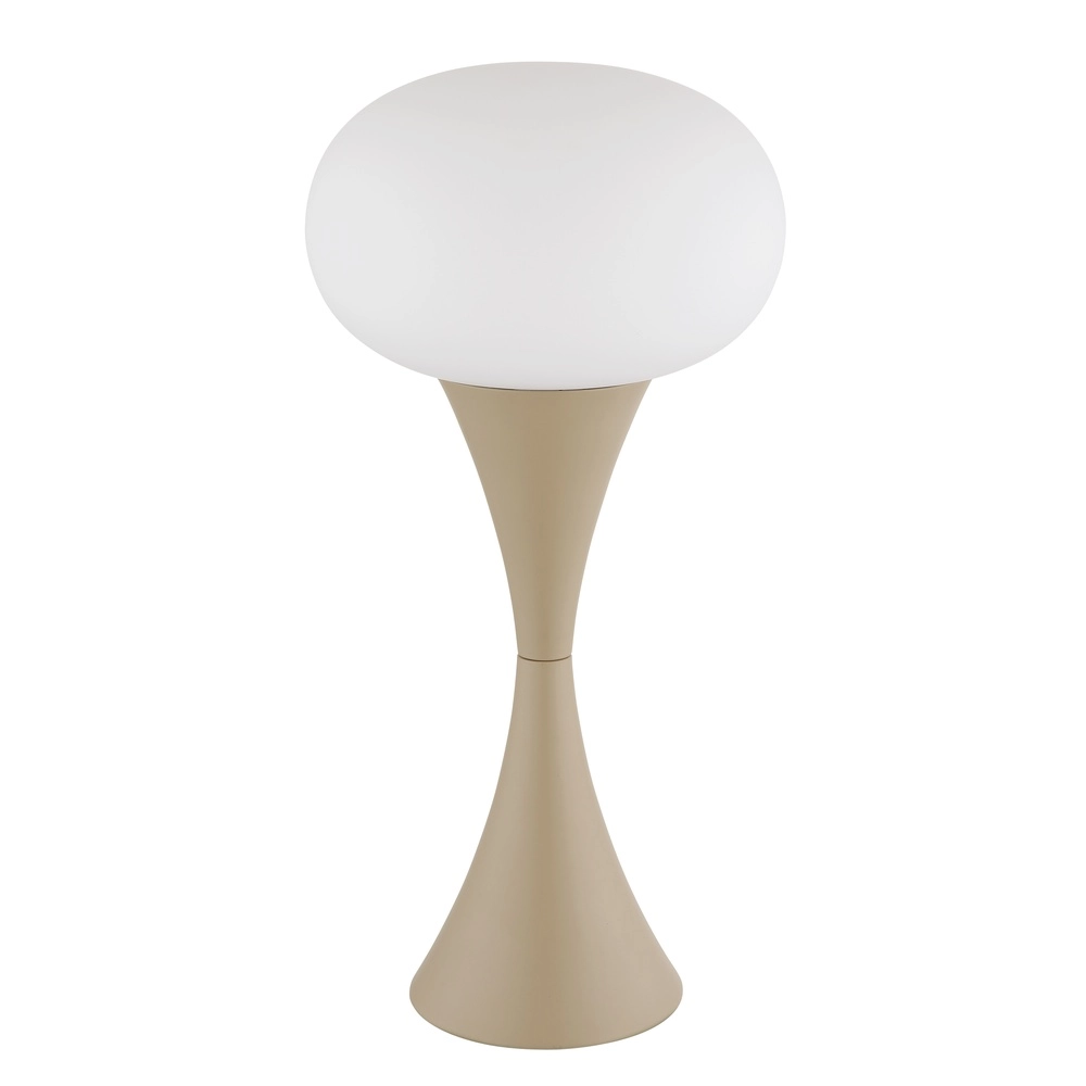 Moderne tafellamp Lula zand bruin Globo 9007371509201