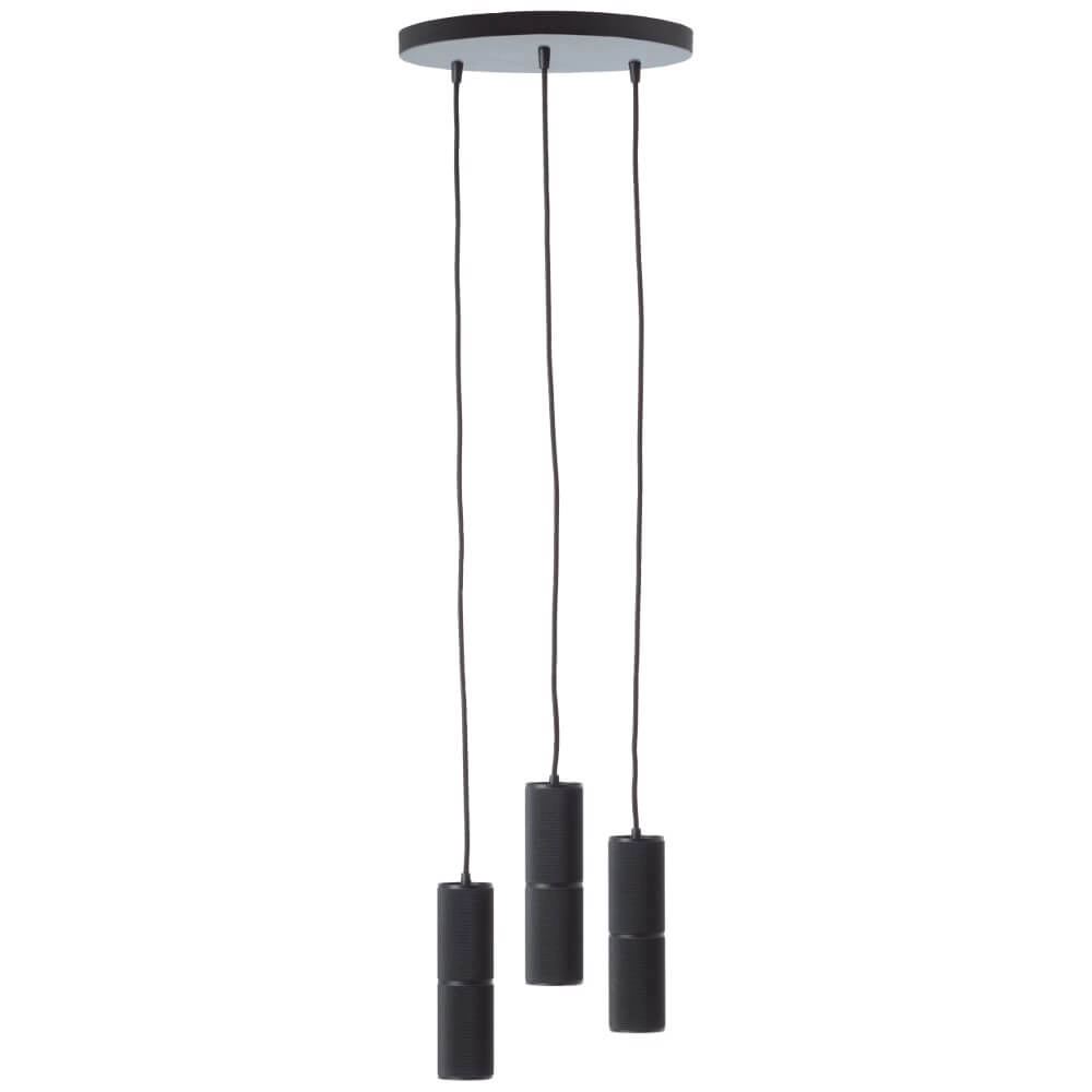 3-lichts hanglamp Marty Ø 30cm zwart Brilliant 4004353438264