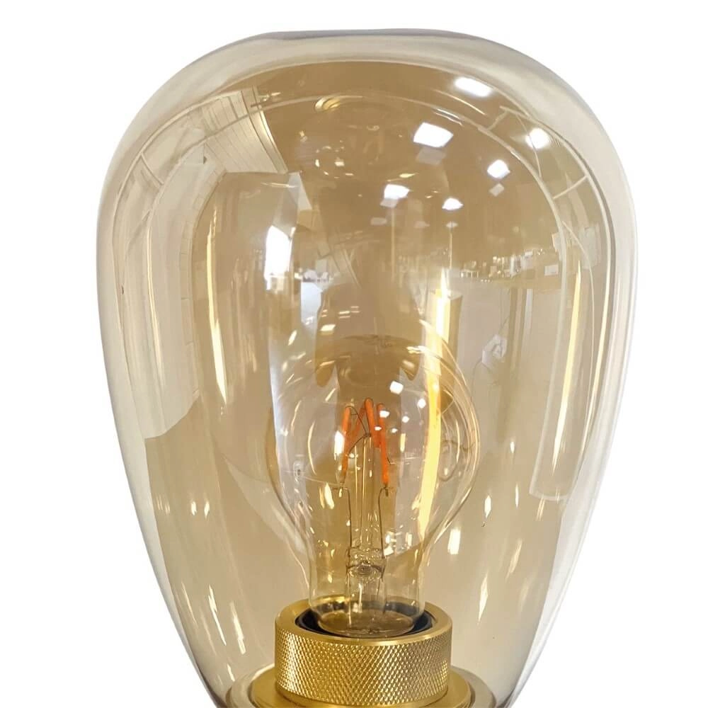 Tafellamp Reflexion Ø 15cm - met amber glas Steinhauer 8712746171013