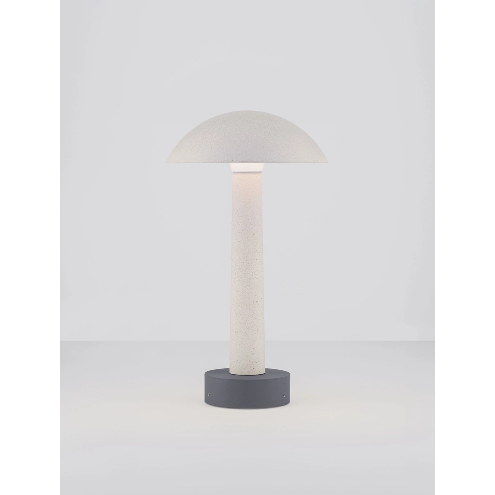 Ronde tuinlamp Tura wit 35cm Lyora 5212017471536