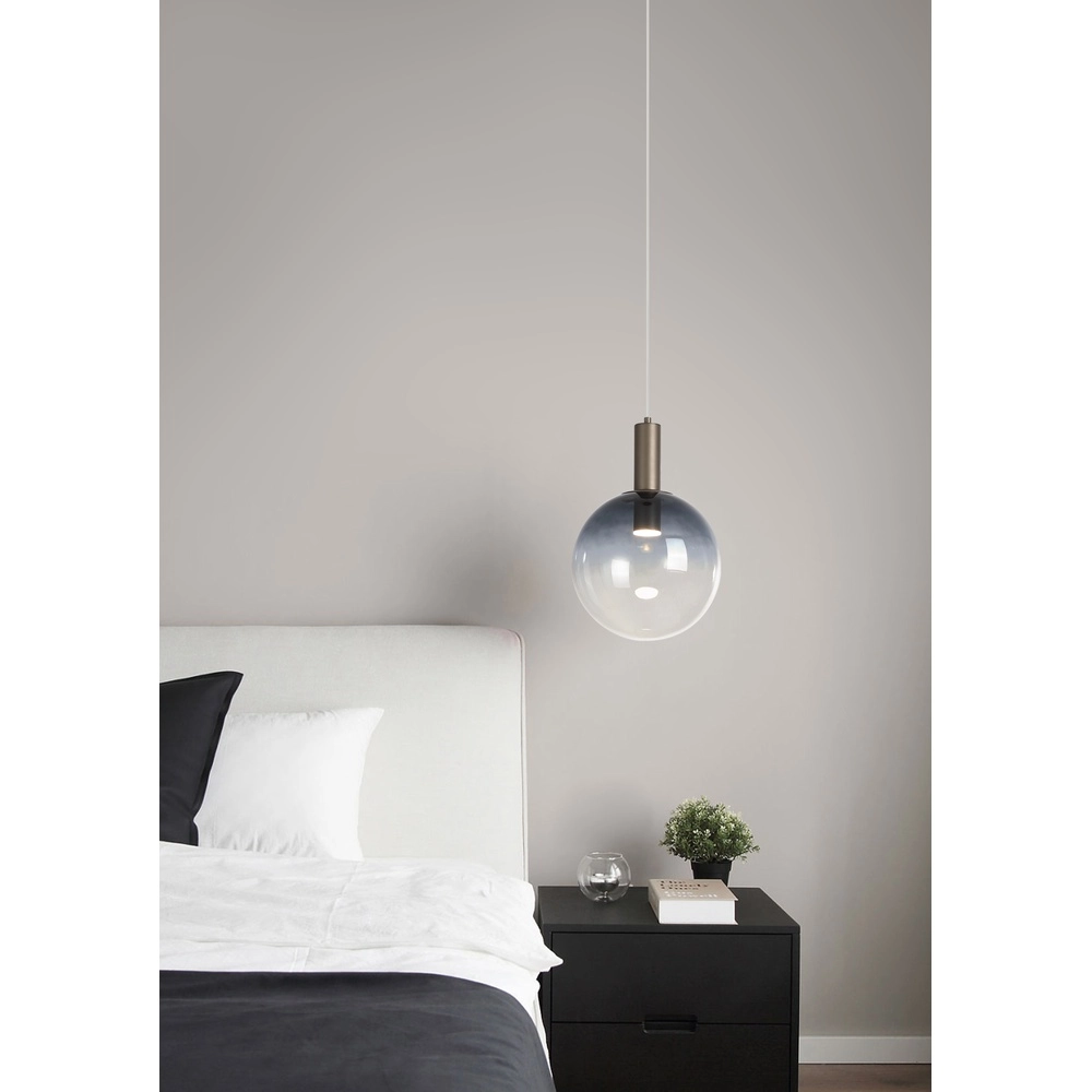 Design hanglamp Ombre smoke glas Searchlight 5053423297842