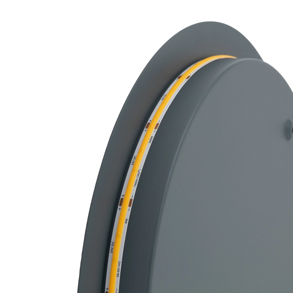 Design wandlamp Ring umbra blauw Ø 35cm Lyora 5903139126649