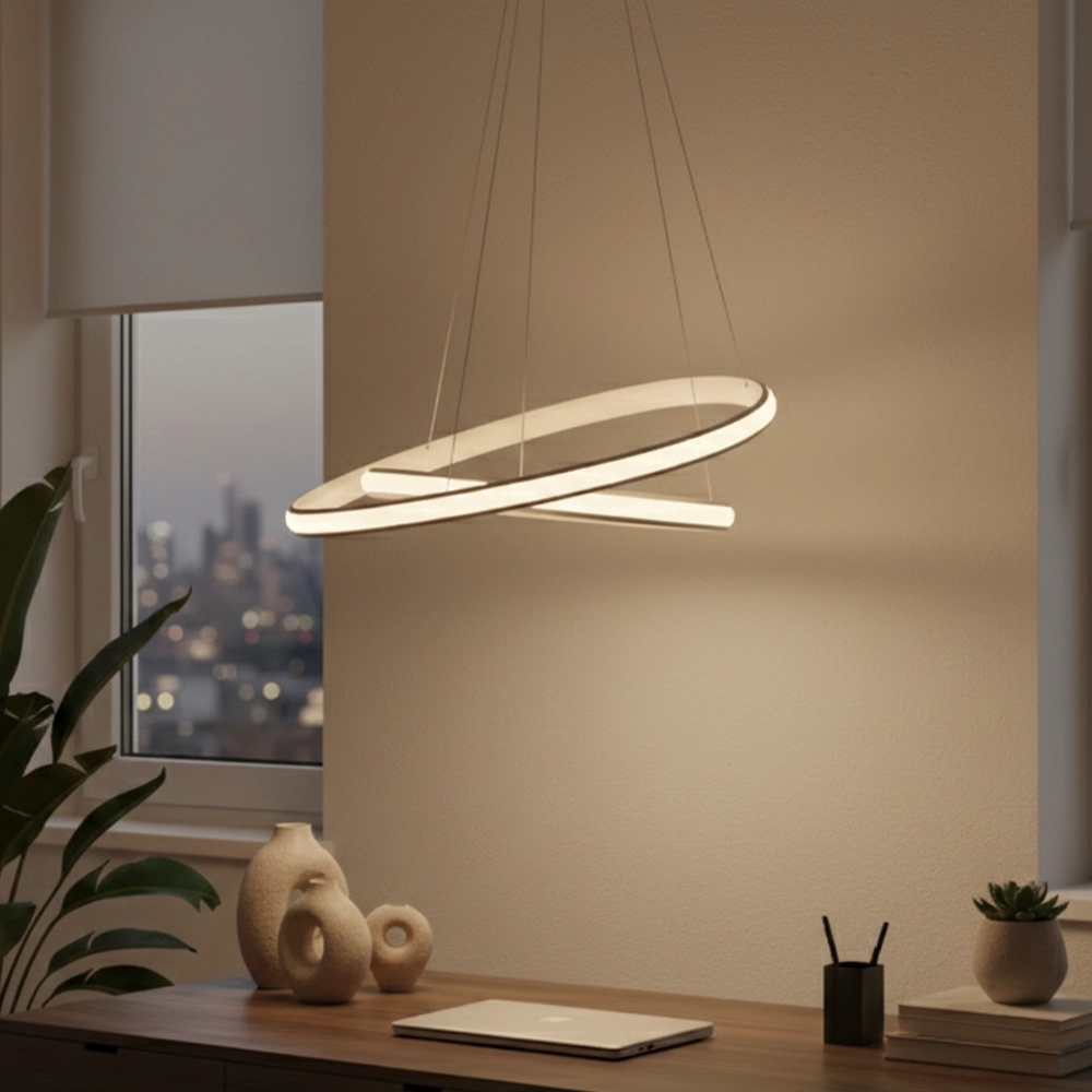 Design hanglamp Aries wit Ø 59cm