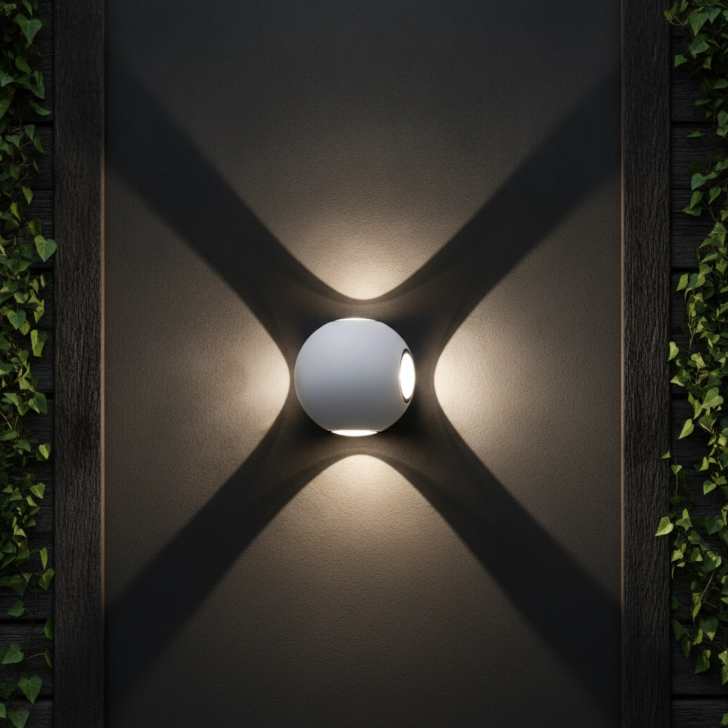 Unieke wandlamp Como 4-lichts wit