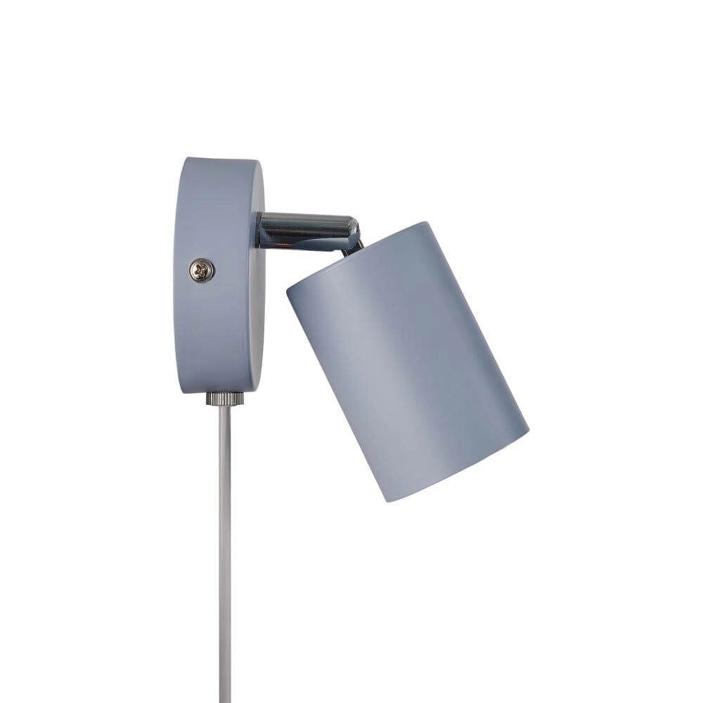 Blauwe wandlamp Explore met snoer Nordlux 5704924018817