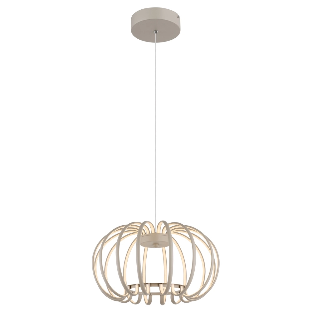 Hanglamp Ribbon zand bruin Globo 9007371578306