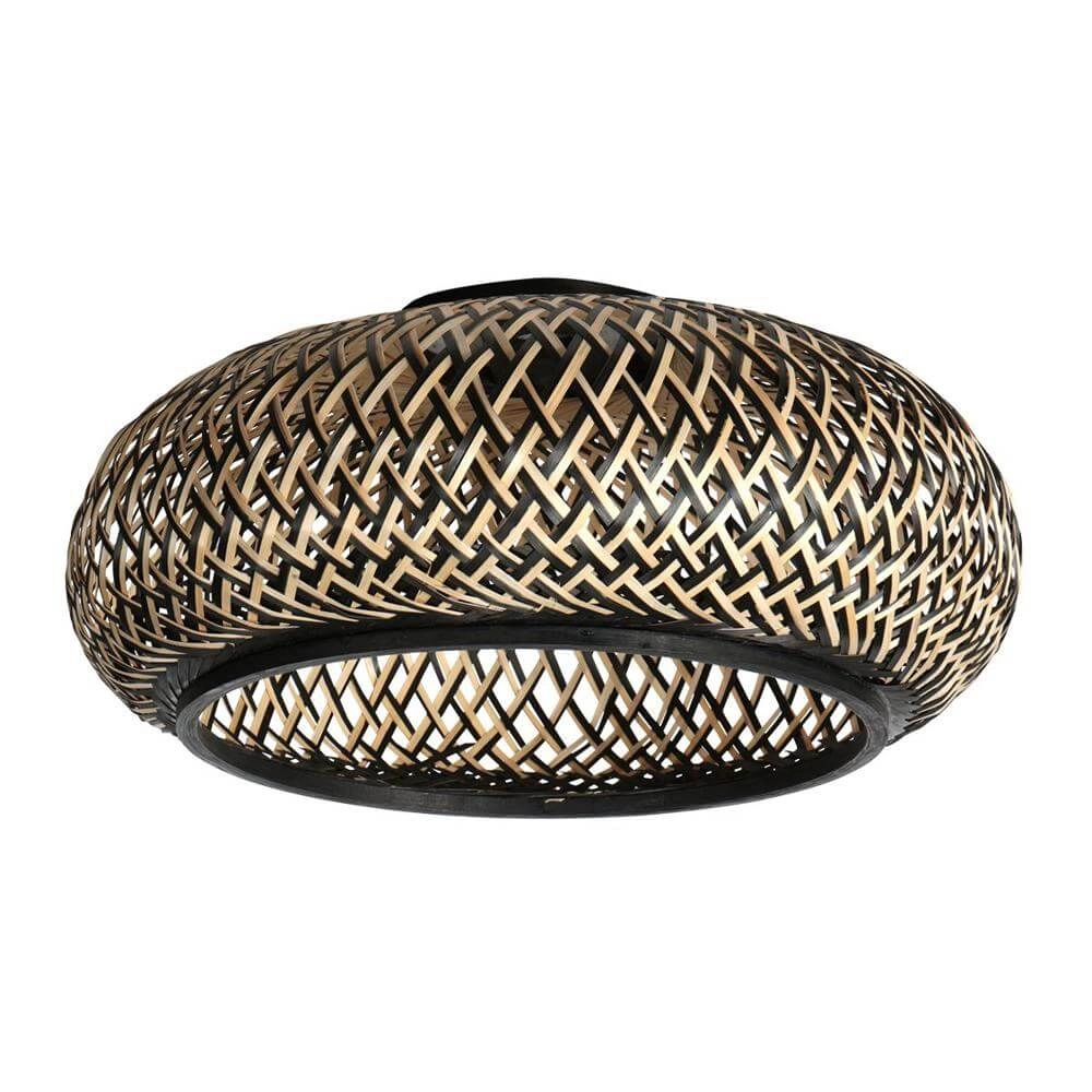 Hanglamp HaloSwap met rotan kap Ø 50cm Steinhauer 8712746179774