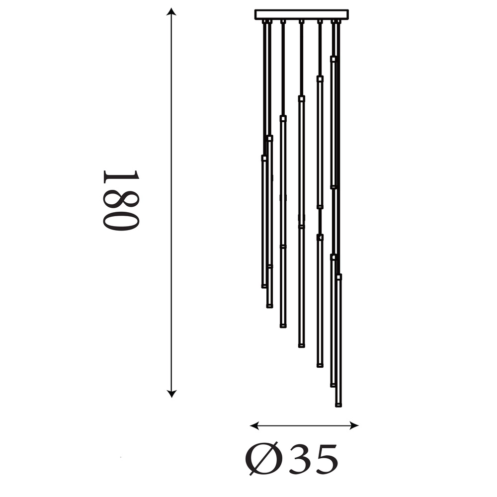 Design hanglamp Flare vide Searchlight 5053423301945