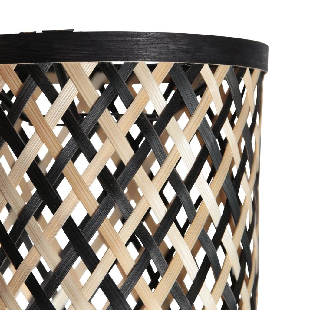 Plafondlamp 2-lichts Sumba met bamboe kappen Ø12cm Steinhauer 8712746182828